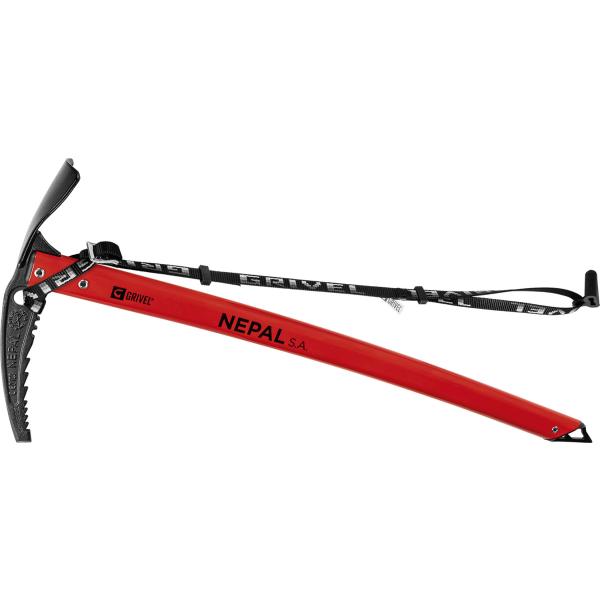 グリベル GRIVEL ネパール SA GVPINEPR　アウトドア　シャフトの緩やかな SA カーブは滑落停止動作を行い易く、硬い鋼材のヘッドと合わせて雪山登下降時のアクシデントにも素早く確実に対応できるように設定されている。炭素鋼ヘッド...