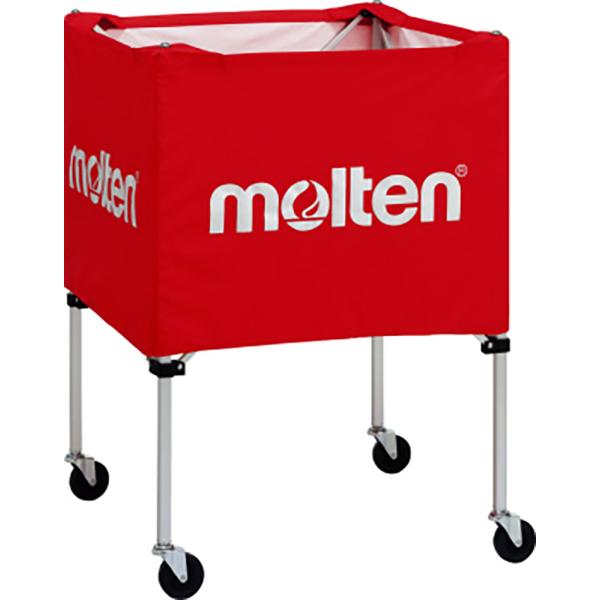 モルテン molten ボールカゴ 中・屋外 レッド 赤色 屋外 大型キャスター 砂かみしない ボール収納 片付け 部活 クラブ活動 サークル 練習 トレーニング 自主トレ 筋トレ  BK0022R molten（モルテン） ボールカゴ 中・屋外 レッド 赤色 屋外 大型
