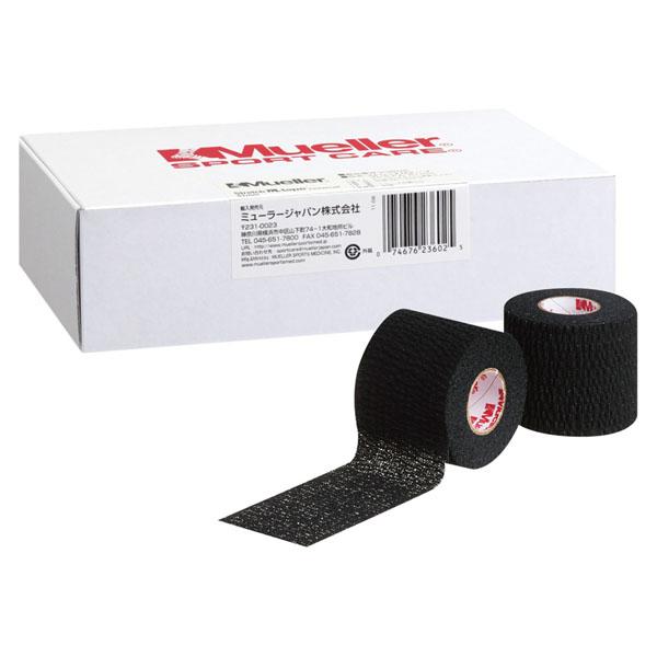 ミューラー MUELLER ティアライトテープ 51mm ブラック  23642　ソフトな伸縮性をもったテープ。波形の形状は、肌の面に柔軟に装着できます。強さを兼ね備えたソフト伸縮テープです。  爆買