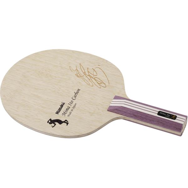 ニッタク Nittaku 伊藤美誠カーボン ST ラケット シェーク 攻撃用 ストレート カーボンラケット 部活 クラブ 伊藤美誠選手  NC0466　卓球　伊藤美誠カーボンデビューMima Ito Carbon blade release...