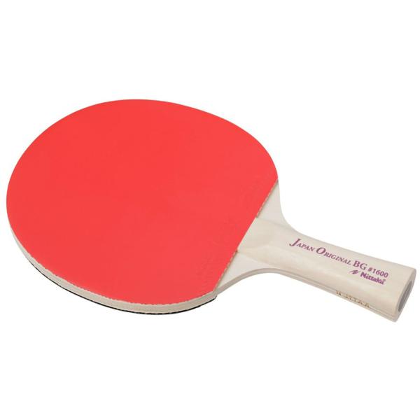 ニッタク Nittaku ジャパンオリジナルBGシェーク #1300 硬式 レジャー ラケット ラバースポンジ 厚さ 中 貼り上がり 裏ソフトラバー 日本卓球協会 J.T.T.A.A公認  NH5153　卓球　すぐに始められる!硬式用レジャ...