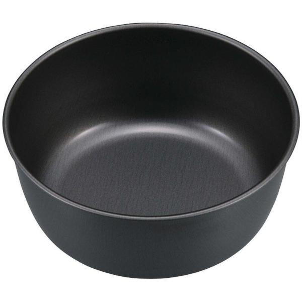 キャプテンスタッグ CAPTAIN STAG 食器類 メタリックブラックコート どんぶり UH-58 丼もの お皿 食器 丼料理 調理 手入れ簡単 手入れ楽  UH0058　アウトドア　ふっ素樹脂加工でお手入れ簡単。  爆買