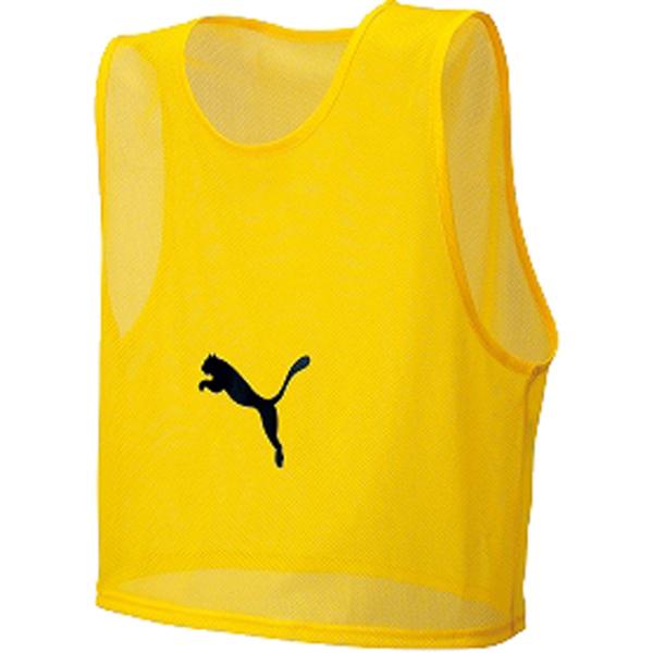 プーマ PUMA ビブス メンズ ゼッケン 練習 紅白戦 トレーニング リレー 運動会 体育祭 部活 クラブ 体育 学校 バスケ 収納袋付き プーマロゴ メッシュ チーム  920605 04　サッカー　キャットロゴ入りビブス。  爆買