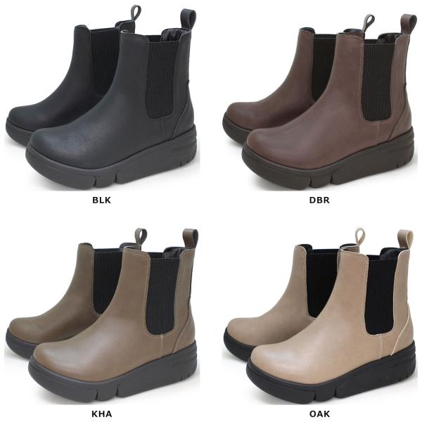 Re:getA（リゲッタ） 厚底軽量サイドゴアブーツ RE163C : SPG スポーツ