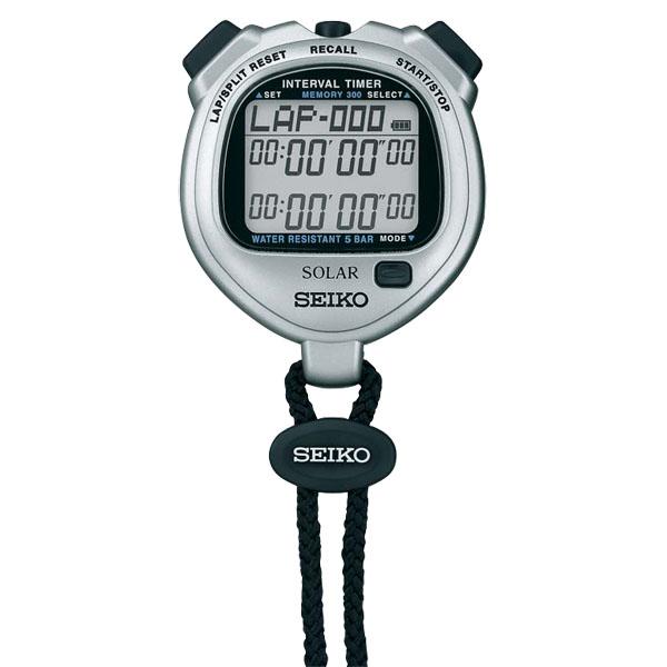 セイコー SEIKO SOLER INTERVAL TIMER スタイリッシュシルバー 体育 競技一般用 ストップウオッチ ソーラー充電 タイマー ラップタイム スプリット 二段表示  SVAJ101 SEIKO（セイコー） SEIKO SOLER INTERVAL TIMER スタイリッシュ