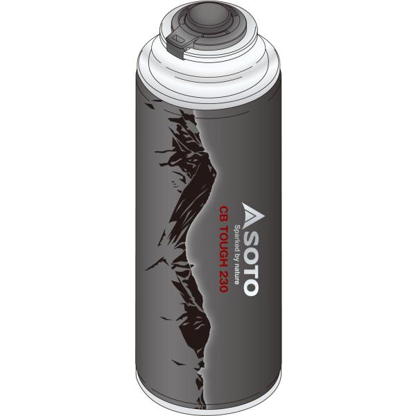 ソト SOTO CB TOUGH 220 ガスボンベ 耐圧性 イソブタン ノルマルブタン プロパン キャンプ 料理 バーベキュー クッキング 登山 トレッキング 雪山 冬  ST712　アウトドア　従来のCB缶よりも耐圧性のある容器(ボンベ...