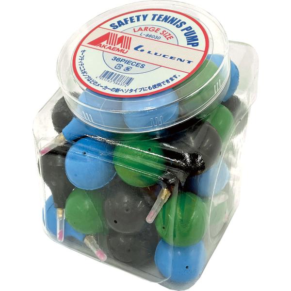 LUCENT（ルーセント） アカエムセーフティテニスポンプ 36個 L86030