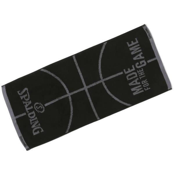 スポルディング SPALDING ジャカードタオル ボールモチーフ ブラック 抗菌防臭 吸水 今治産 バスケットボール ギフト プレゼント 贈り物 高品質 スポーツタオル 化粧箱入り 卒団 卒部  SAT211110　バスケット　今治産の高...