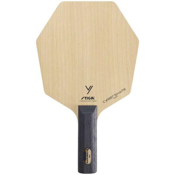 スティガ STIGA ラケット サイバーシェイプウッド STR JTTA 日本卓球協会 公認 オフェンシブ 6枚合板 木材 初心者 上級者 部活動 クラブ サークル 試合 大会 練習  1602080137　卓球　サイバーシェイプウッドは[...