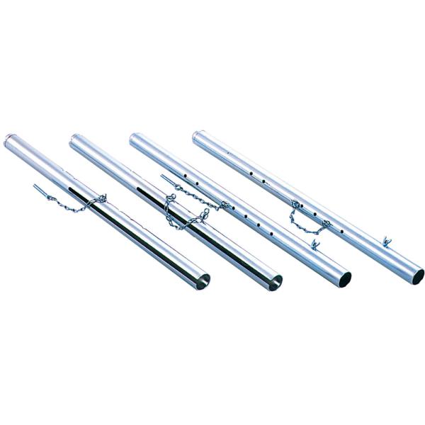 三和体育 多目的補助支柱 溝ナシ 学校 体育 授業 部活動 クラブ活動 イベント 器具 備品 用品 用具 スチール製 高さ6段調節 溝無しタイプ 補助具 高さ調節用ピン  S4569 SANWA TAIKU 三和体育 多目的補助支柱 溝ナシ 学校 体育 授業 部活動