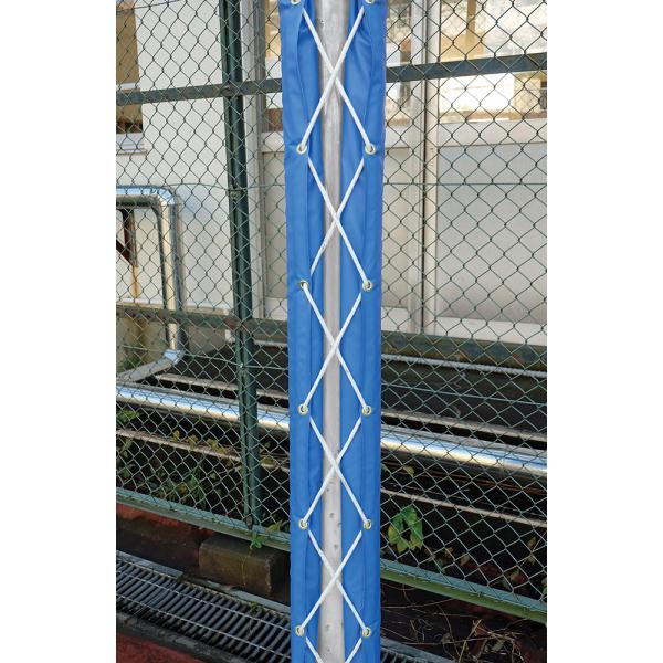 三和体育 φ100〜120用防護マットST 1枚 学校 体育 授業 部活動 クラブ活動 器具 備品 用品 用具 安全対策 セーフティ 保護 防御 柔軟性 耐衝撃性 耐候性  S7792　柔軟性・耐衝撃性・耐候性にすぐれた防護マット!  爆買