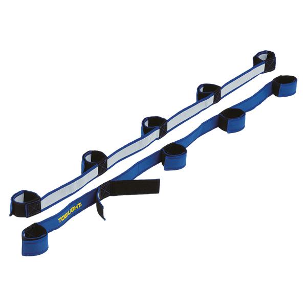 トーエイライト TOEI LIGHT ムカデロープDX5(青) 学校機器 器具 (B3384B) TOEI LIGHT（トーエイライト） むかでロープDX5 青 ブルー ベルト