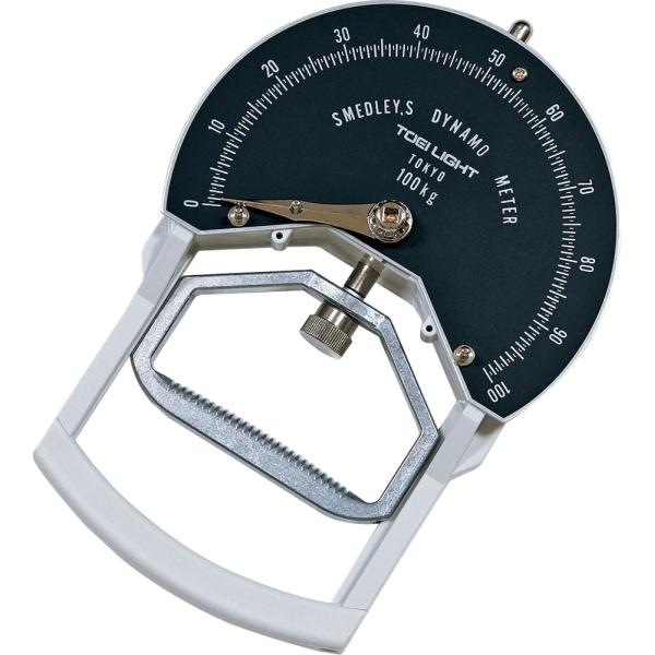 トーエイライト TOEI LIGHT 握力計 ST3 学校 体育 授業 器具 施設 筋力 体力 測定 小学校 中学校 高校 キッズ スクール 介護予防 リハビリ スポーツテスト スメドレー式  T1781　0〜100kg用握力計です。  爆買