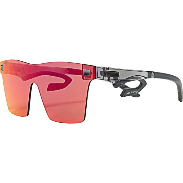 AF-501 AirFly C-4 AF-501スポーツカジュアルサングラス偏光レンズ装着モデル フレーム/クリアーグレー、レンズ/偏光パープルミラー AirFly エアフライ Airfly AF-501スポーツカジュアルサングラス偏光