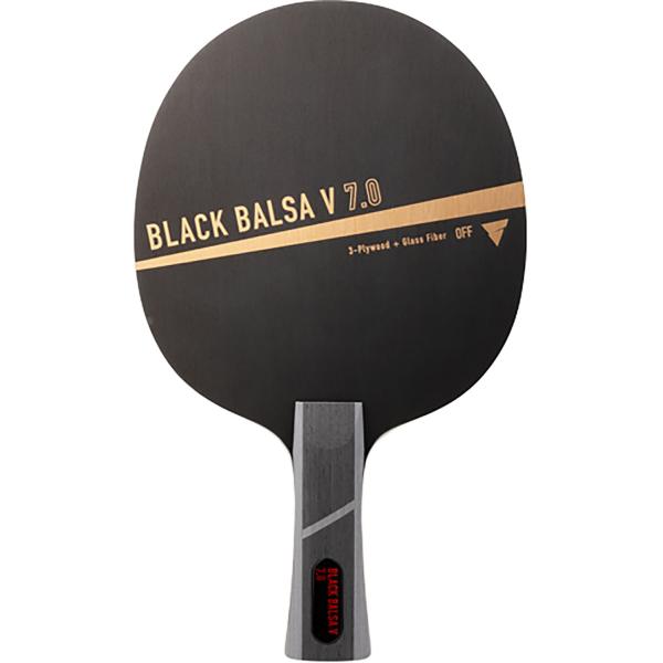 ヴィクタス VICTAS ブラックバルサ V 7.0 FL ラケット シェークラケット シェークハンド フレア 反発力 強打 攻撃 攻撃力 軽量 卓球ラケット シェイクハンド  310454　卓球　超軽量が可能にする攻撃力の新たなる領域。厚...