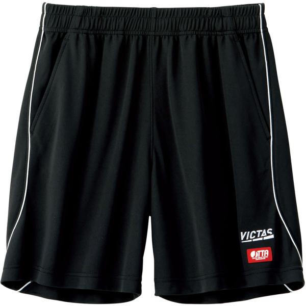 ヴィクタス VICTAS サイドパイピングゲームパンツ SIDE PIPING GP ゲームパンツ 吸汗速乾  622111 1019　卓球　サイドから後ろに流れるカラーパイピングで、バックシルエットをすっきり見せます。ネイビーは前後のカラ...