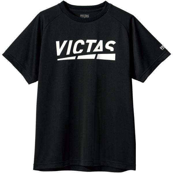 ヴィクタス VICTAS プレイ ロゴ ティー PLAY LOGO TEE プラクティスシャツ Tシャツ メンズ レディース 吸汗速乾 抗菌 防臭  632101 1000　卓球　日々の練習で活躍するプラクティスシャツです。吸汗速乾性に優れ...