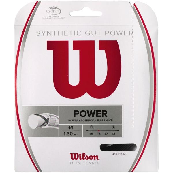 Wilson（ウイルソン） シンセティックガット パワー16 ブラック