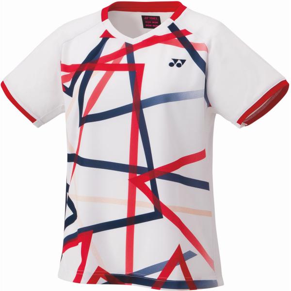 タロオ 未使用品 白/赤/黄色 YONEX（ヨネックス） ウィメンズゲームシャツ スリム 20892 : SPG