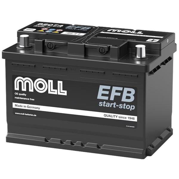 MOLL（モル） 82074 欧州車用バッテリー MOLL EFB start stop with EFB