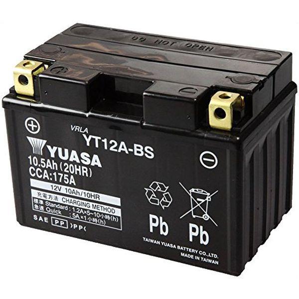他サイト： 台湾ユアサ TAIWAN YUASA YT12A-BS シールド型 バイク用バッテリー 液入充電済の商品画像