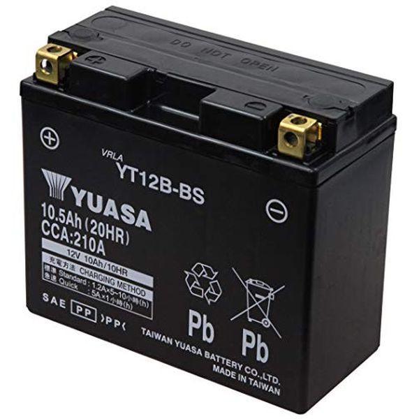 他サイト： 台湾ユアサ TAIWAN YUASA YT12B-BS シールド型 バイク用バッテリー 液入充電済の商品画像
