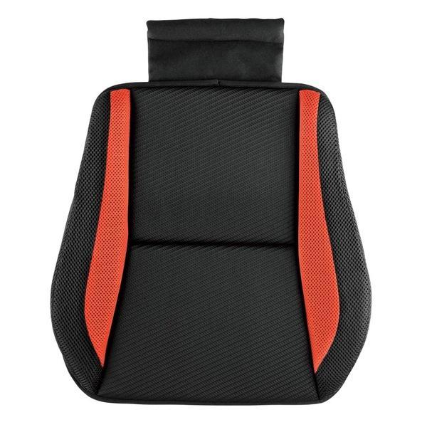 他サイト： BONFORM ボンフォーム 5742-43OR シートクッション スポーツホールド 軽/普通車 ヒップ型 ストッパー付き 45x45cm オレンジの商品画像