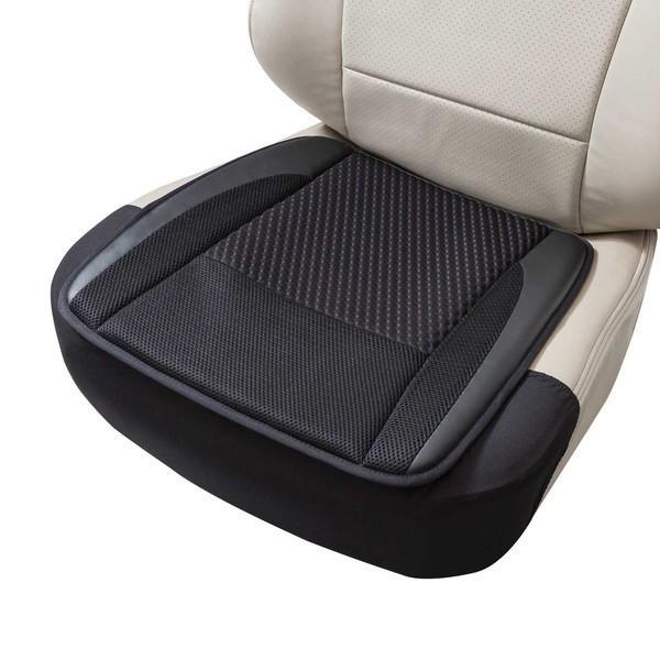 他サイト： BONFORM ボンフォーム 5748-43BK シートクッション ベーシックスタイル 軽/普通車 ヒップ型 スカート付 ブラックの商品画像