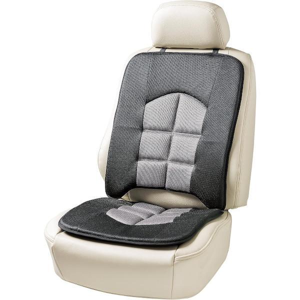 他サイト： BONFORM ボンフォーム 5656-07GR シートクッション 備長炭消臭クッション 軽/普通車 ダブル 備長炭消臭 ダブル45x97x2 グレーの商品画像