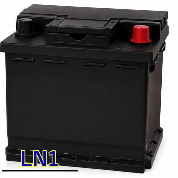【数量限定特価】【高品質】　欧州車用カーバッテリー 品番：LN1　充電制御車／標準車対応バッテリー　補水不要・メンテナンスフリータイプ