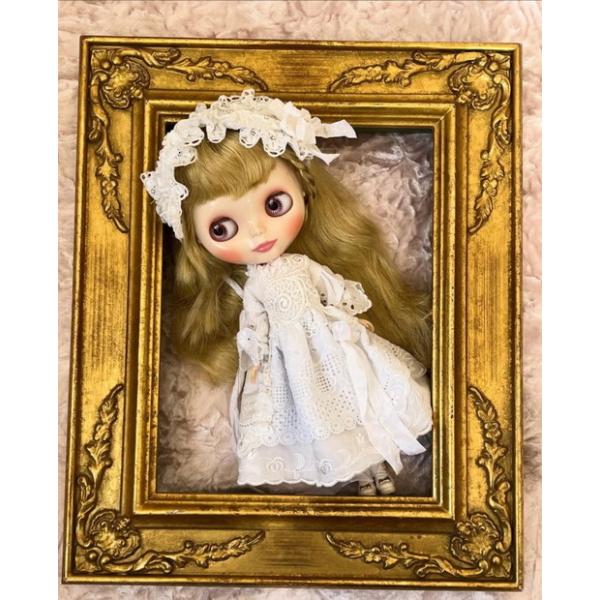 ブライスアウトフィット　ペチ付き切り替えワンピースとパンツセット　ブラウン ネオブライス アウトフィット / すずらん 「トランプ柄ワンピース