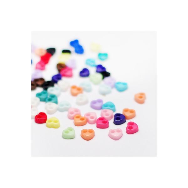 [ドール用手芸用品]プラボタン・ ハート型(4mm/10個)詳しい詳細が気になる方はショップまで☆※モニター環境や端末、照明などにより画像と商品の色の見え方が異なる場合がございます。色味違いによる返品交換は承ることが出来ません。※こちらの商...