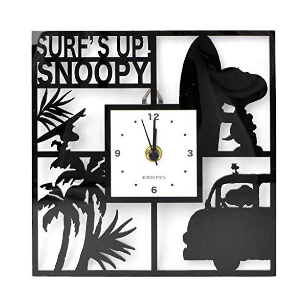 壁掛け時計 スヌーピー アクリルクロック スクエアの価格と最安値 おすすめ通販を激安で