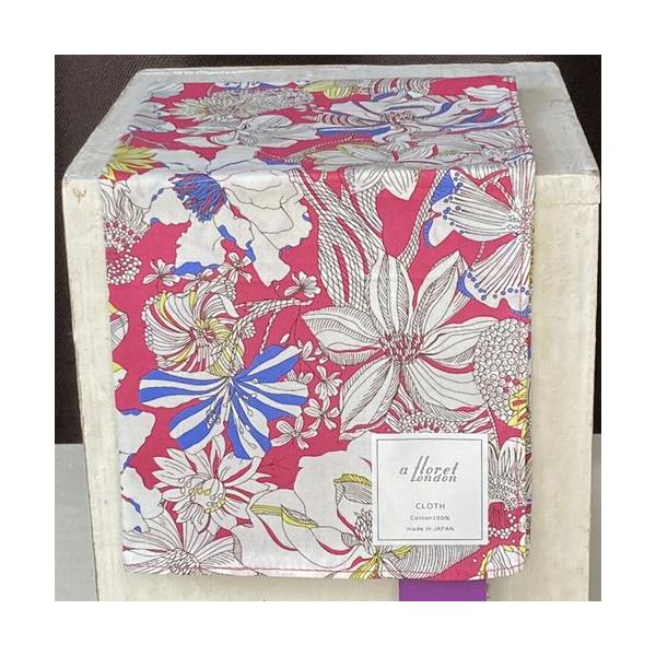 メール便対応可！FLORET LONDON フローレットロンドン / リバティプリント＜ガブリシア　レッド＞