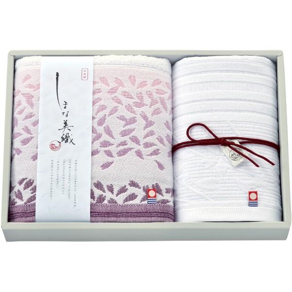 imabari towel（今治タオル）こだわりタオルギフト　しまな美織　<しまな美桜>　フェイスタオル・ウォッシュタオル各1枚