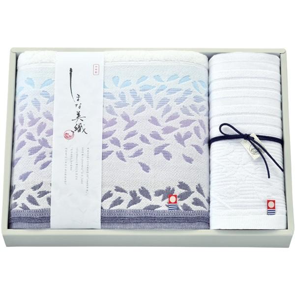 imabari towel（今治タオル）こだわりタオルギフト　しまな美織　<しまな美桜>　バスタオル1枚・ウォッシュタオル1枚　
