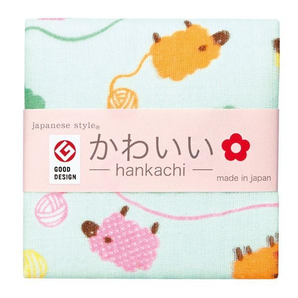 表ガーゼ・裏パイルの使いやすいタオル　japanese　style　＜ふわふわメリー　ハンカチ＞　約30×30cm