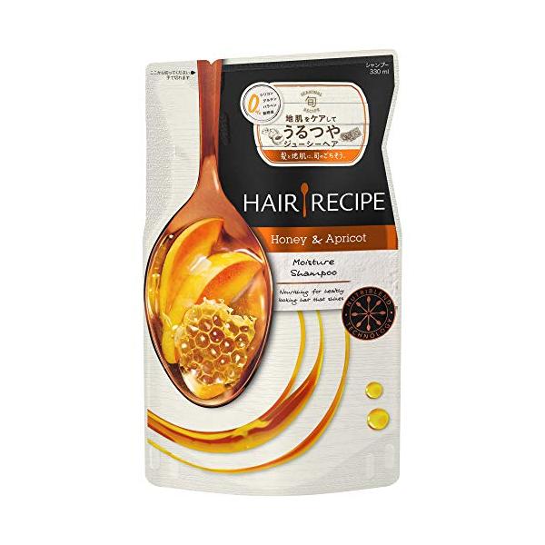 他サイト： ヘアレシピ シャンプー ハニーアプリコット エンリッチモイスチャーレシピ 詰め替え 330mlの商品画像