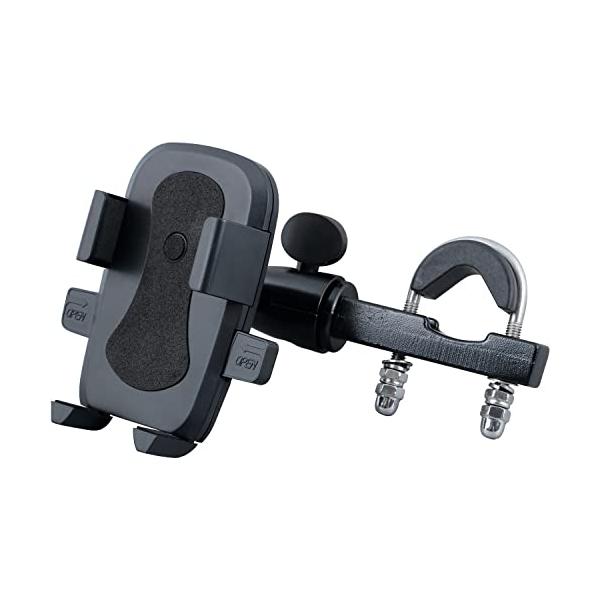 スマホホルダー・ブラック  592012・・Style:スマホホルダーPatternName:単品・トラッカーズ必見のアシストグリップに固定出来るスマホホルダー。・約20~25mmの太さのアシストグリップにしっかり固定・幅50~76ｍｍまで...