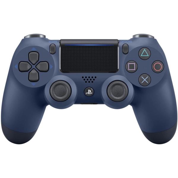 PS4 純正 ワイヤレスコントローラー DUALSHOCK 4 ミッドナイトブルー CUH-ZCT2J22