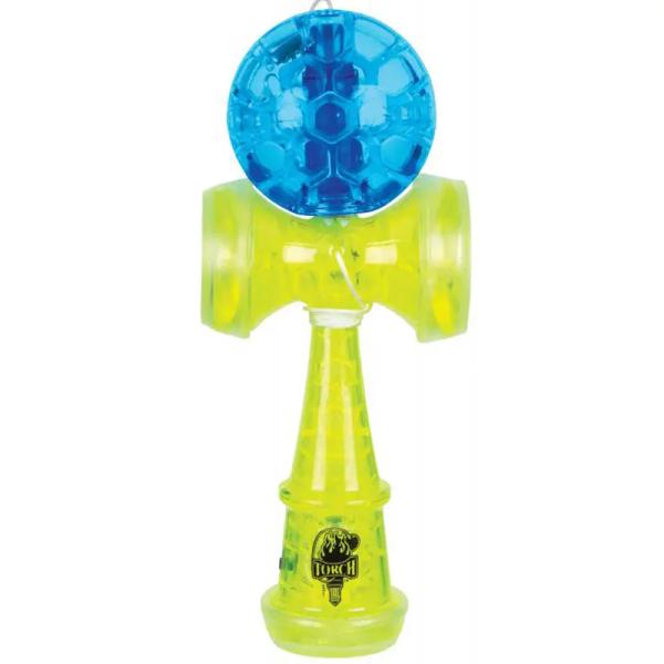 7個の高輝度LED搭載できらびやかに光る けん玉 【ダンカン トーチ