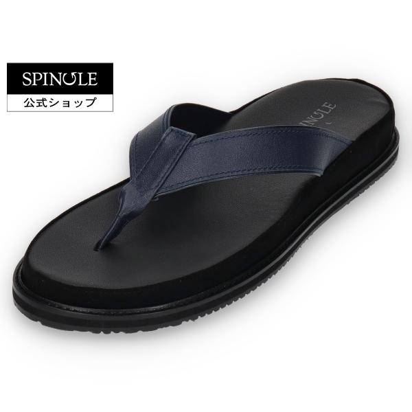 返品交換送料無料 SPINGLE スピングル SP-1717 DEEP NAVY ディープネイビー メンズ カンガルーレザー スエード トングサンダル サンダル SPINGLE（スピングル） SP-1717 Deep Navy ディープネイビー メンズ