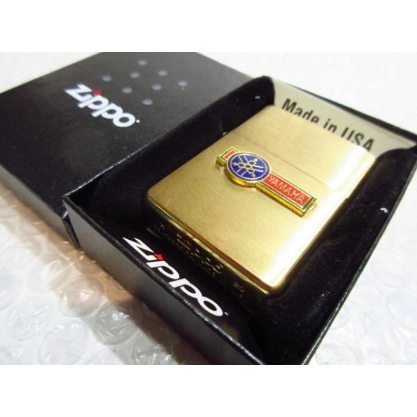 ヤマハ Zippo/真鍮製ジッポライター・ゴールド YAMAHA 【type2