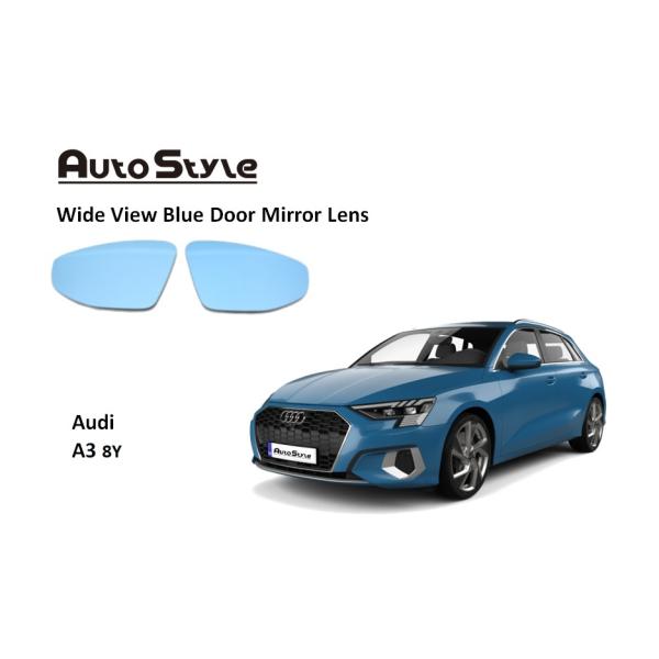 アウディ/AUDI A3/S3(8V) ワイド・ブルーミラー/交換式【AutoStyle】