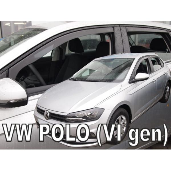 VW ポロ/POLO(AW) ドアバイザーF＆Rset【Team HEKO/ヘコ製