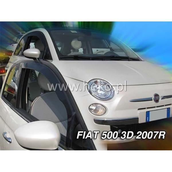 FIAT 500(312) ドアバイザー/フロント用【Team HEKO/ヘコ製 
