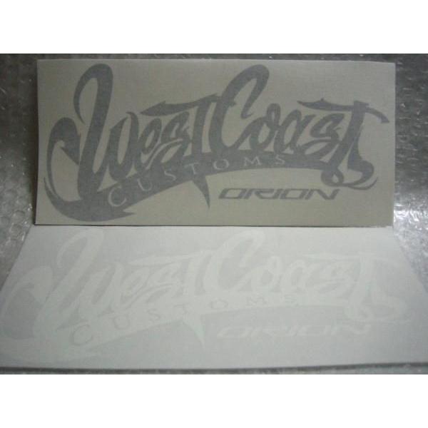 ☆ウエストコースト・カスタムズ by ORION☆ロゴステッカー