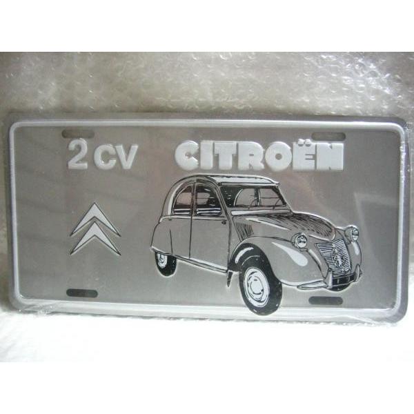 シトロエン・2CV イラスト＆ロゴプレート CITROEN 2CV : スパイラル 
