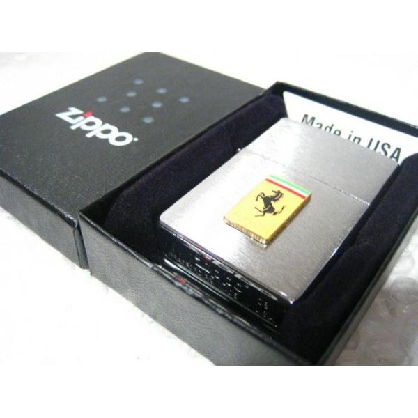 フェラーリ Zippo シルバー/ジッポ・ライター 【type1】 : スパイラル