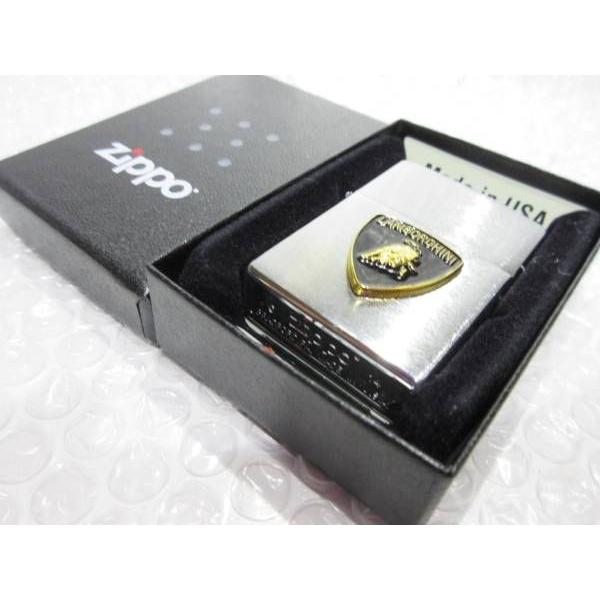 ランボルギーニ Zippo ジッポライター/シルバーLAMBORGHINI 【ブラック